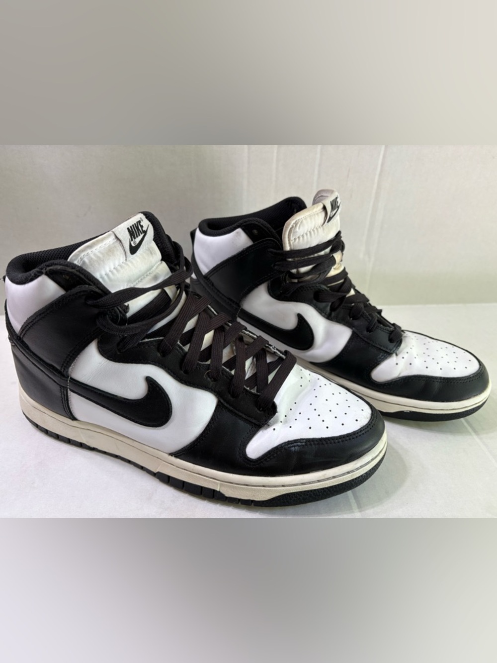 Nike Dunk High 'Panda' Black White Sneakers Casual Shoes Mens 10.5 US 2023